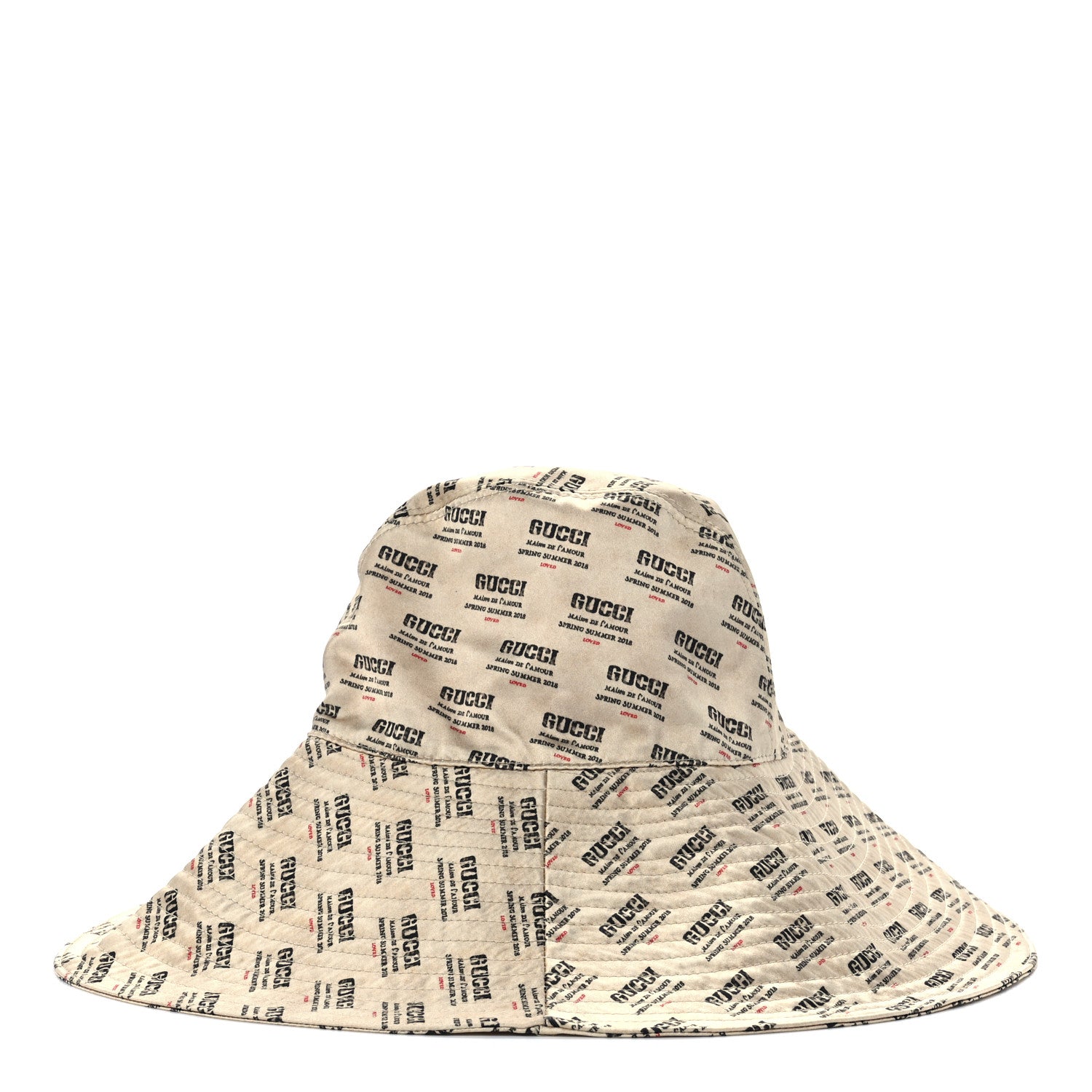 Gucci Silk Stamp Print Bucket Hat 3 of 8