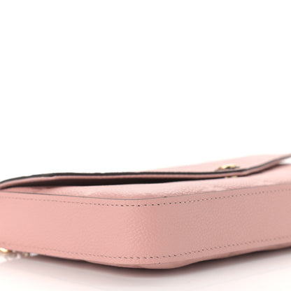 Louis Vuitton Empreinte Pochette Felicie Chain Wallet Rose Poudre 11 of 14