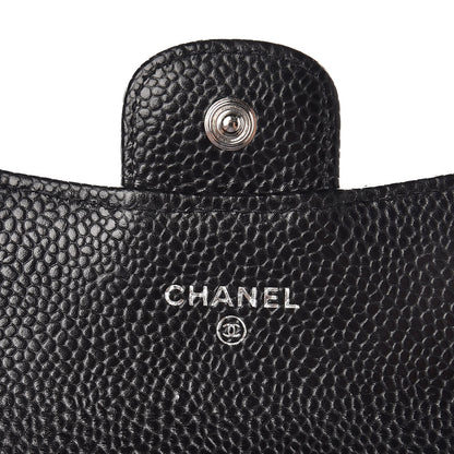 Chanel Caviar Quilted Flap Card Holder Black 6 of 8