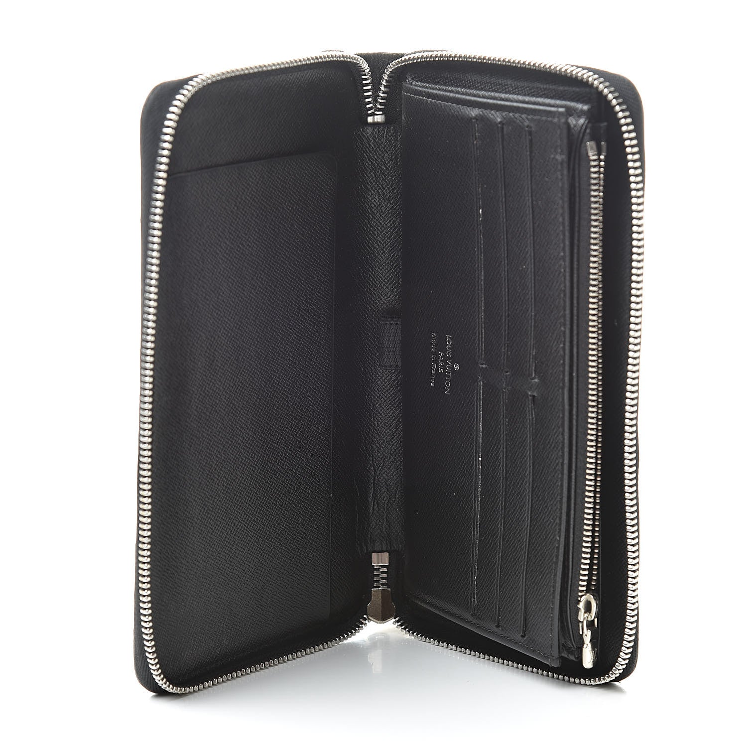 Louis Vuitton Epi Zippy Organizer Wallet Black 5 of 15