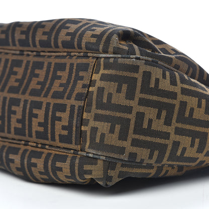 Fendi Zucca Vitello Artic Medium Shopping Tote Tobacco Castagna 13 of 15