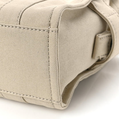 Marc Jacobs Cotton Canvas Mini The Traveler Tote Bag Beige 8 of 8