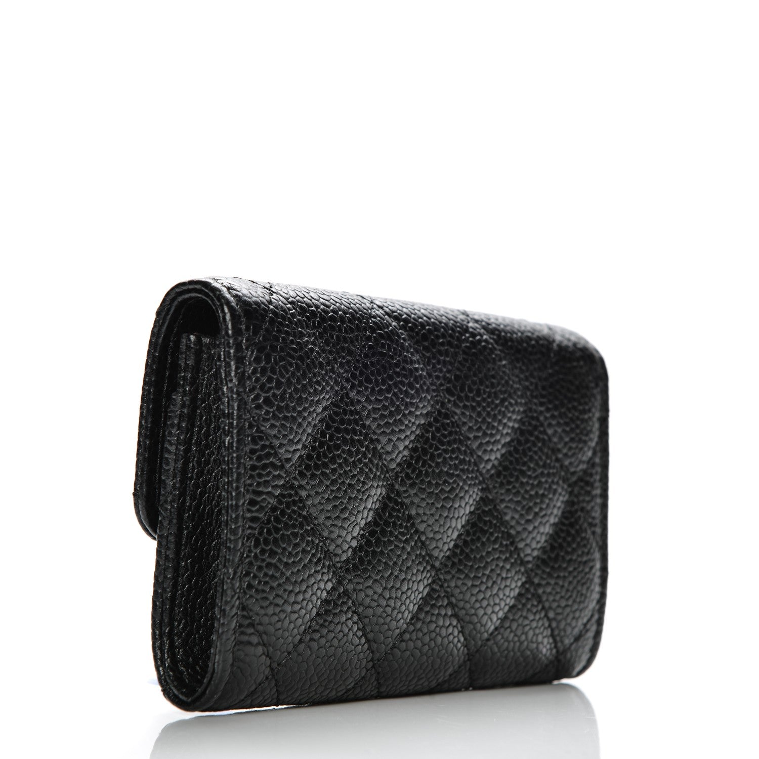 Chanel Caviar Quilted Flap Card Holder Black 11 of 16