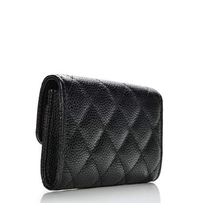 Chanel Caviar Quilted Flap Card Holder Black 11 of 16