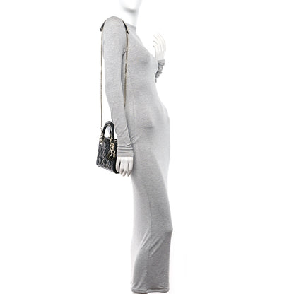 Christian Dior Patent Cannage Mini Lady Dior Black 2 of 11
