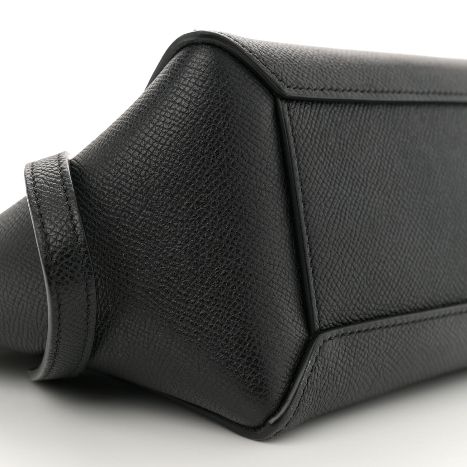 Celine Grained Calfskin Nano Belt Bag Black 8 of 10