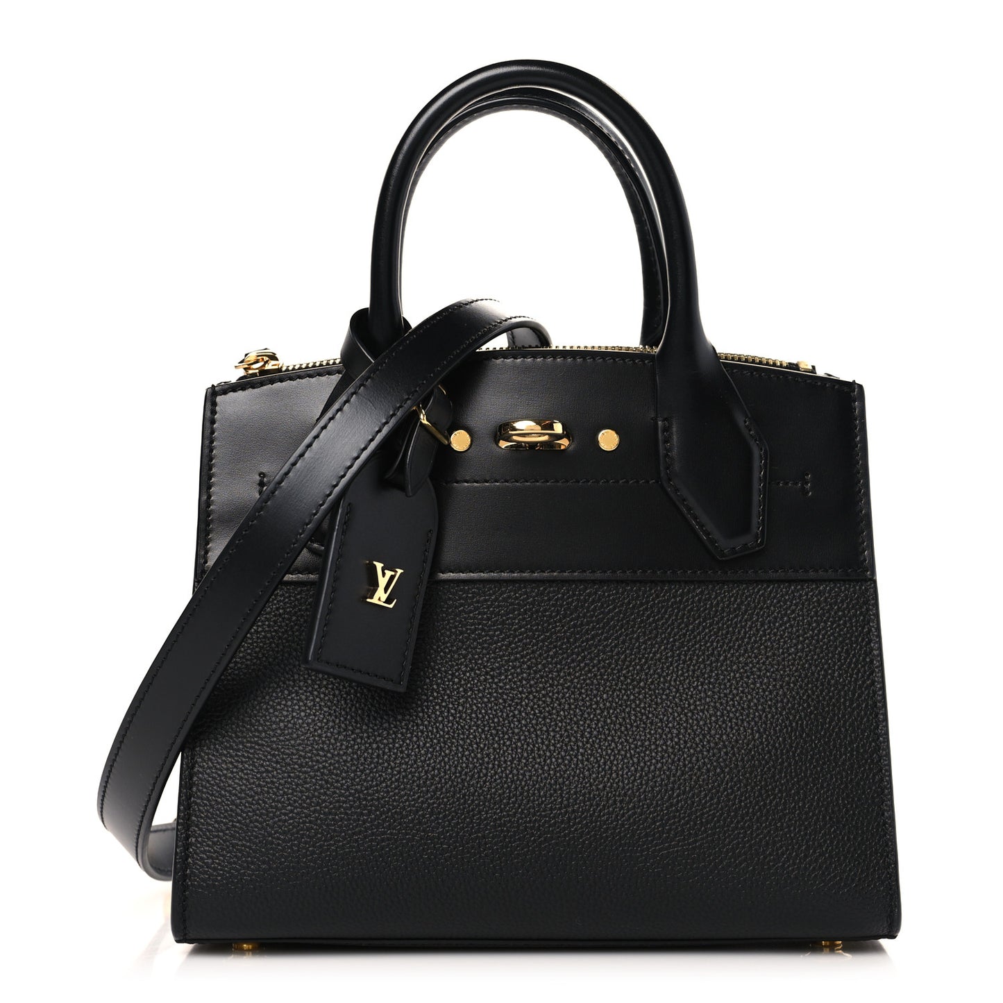 Calfskin City Steamer Mini Black