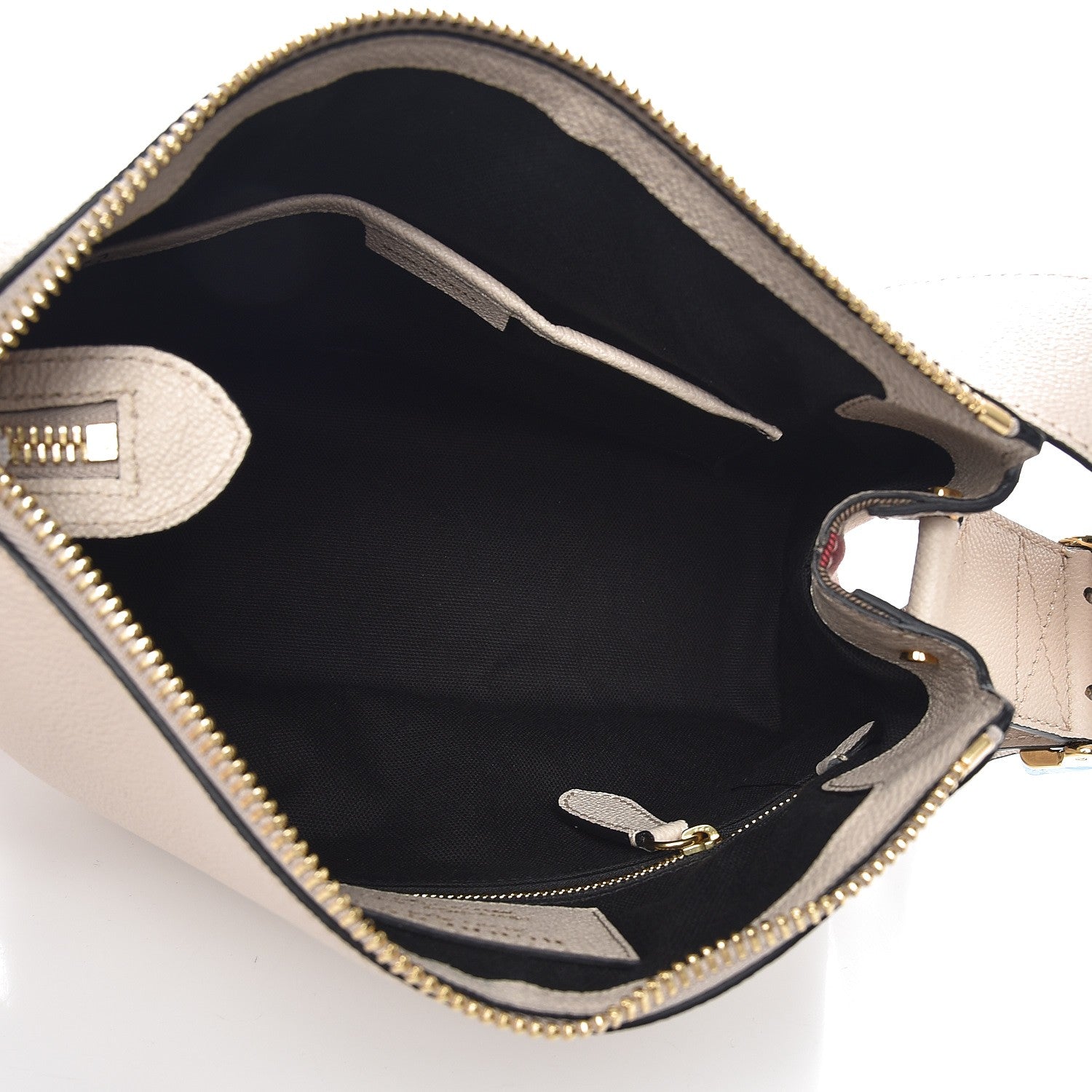 Burberry Soft Grain Calfskin House Check Small Helmsley Crossbody Limestone 5 of 10