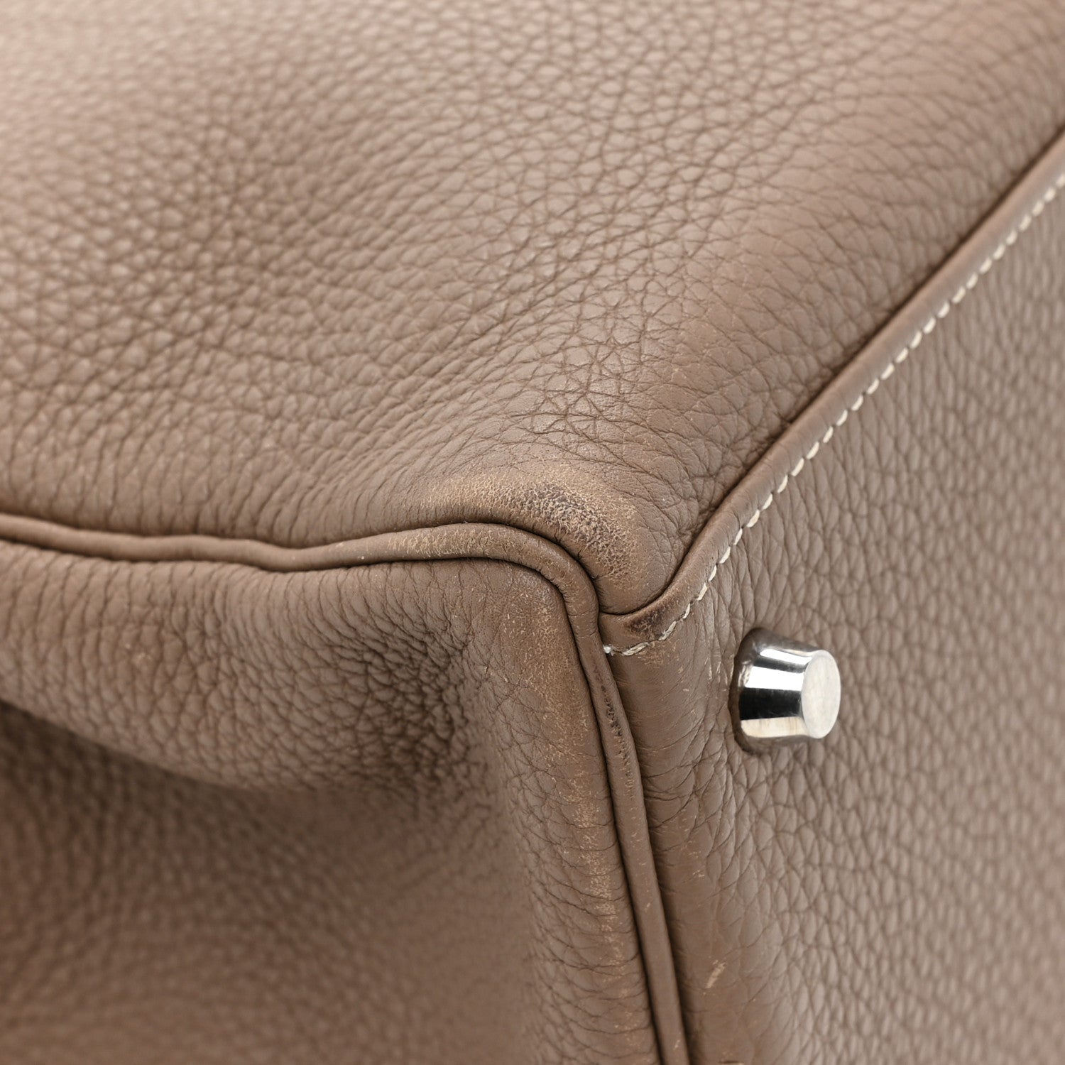 Hermes Togo Kelly Retourne 35 Etoupe 14 of 15