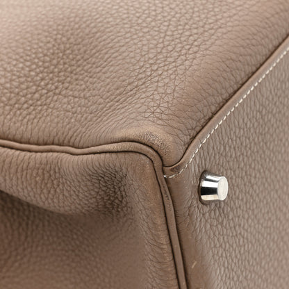 Hermes Togo Kelly Retourne 35 Etoupe 14 of 15