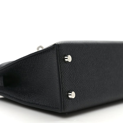 Hermes Epsom Horseshoe Mini Kelly Sellier 20 Black 10 of 11