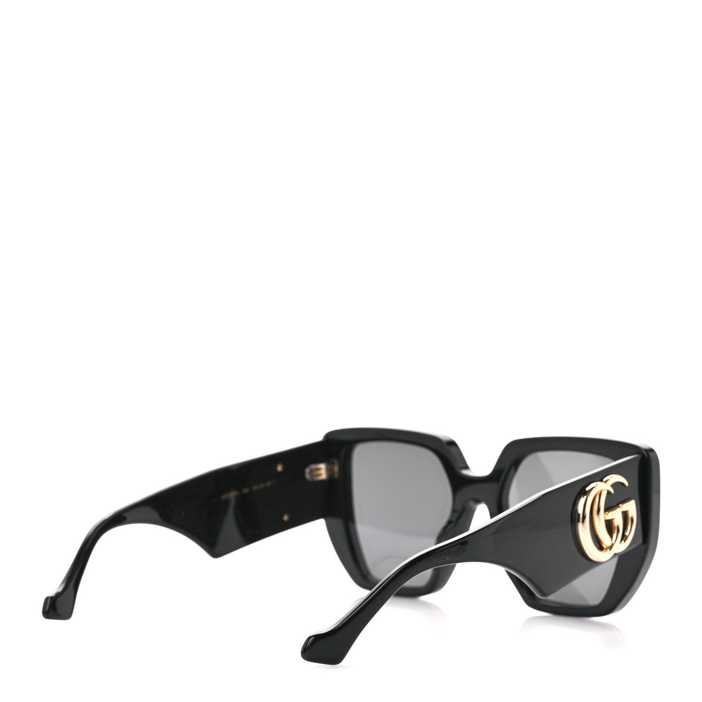 Acetate Square Frame Sunglasses GG0956S Black