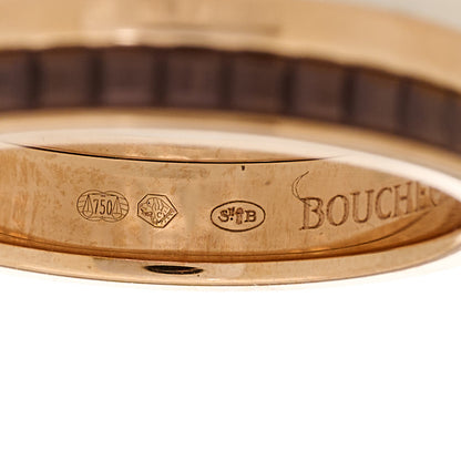 Boucheron 18K Pink Gold PVD Quatre Classique Wedding Band Ring 46 3.75 5 of 6