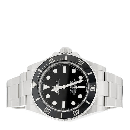 Rolex Stainless Steel 41mm Oyster Perpetual Submariner Watch Black 124060 2 of 5