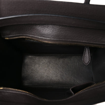Celine Goatskin Micro Luggage Dark Taupe 5 of 10