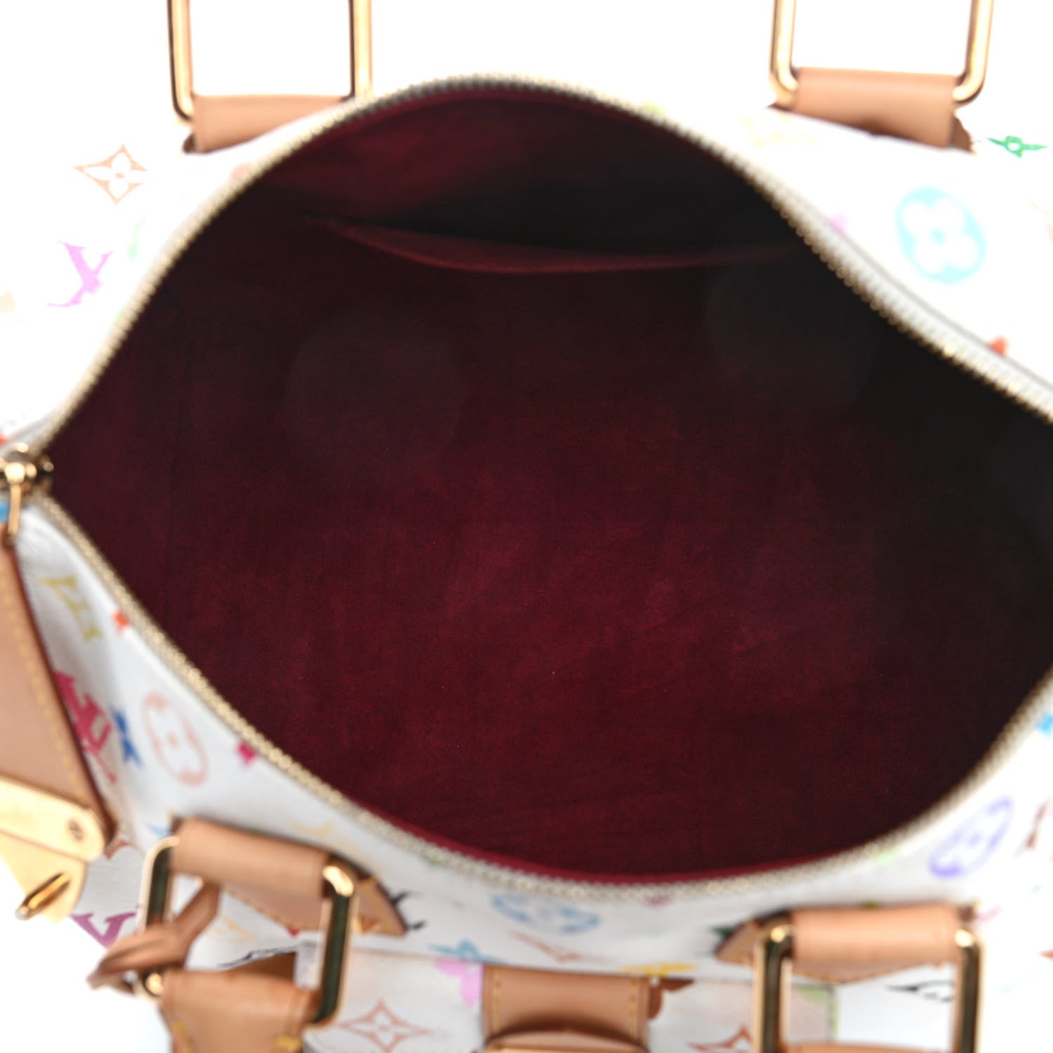 Louis Vuitton Monogram Multicolor Speedy 30 White 6 of 10