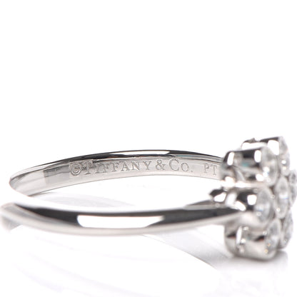 Tiffany Platinum Diamond Enchant Flower Ring 49 5 3 of 7