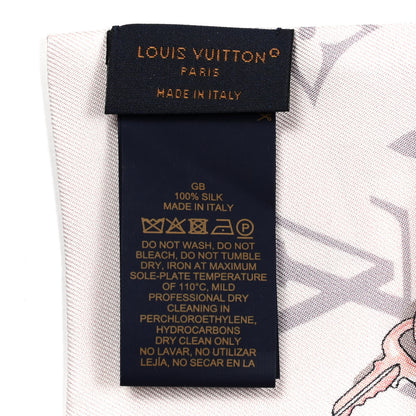 Louis Vuitton Silk Monogram Confidential Bandeau Light Pink 3 of 6