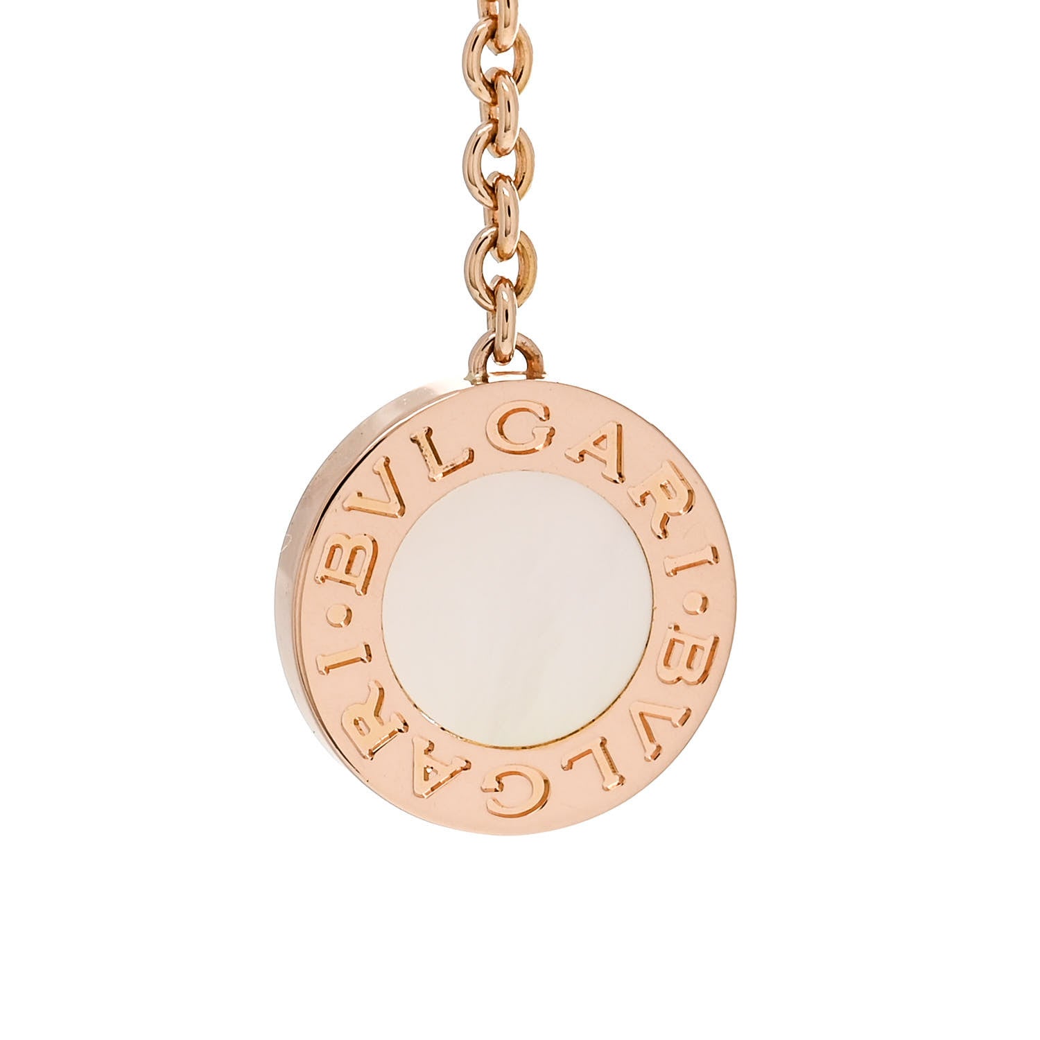 Bulgari 18K Rose Gold Diamond Mother Of Pearl BVLGARI BVLGARI Drop Earrings 4 of 6