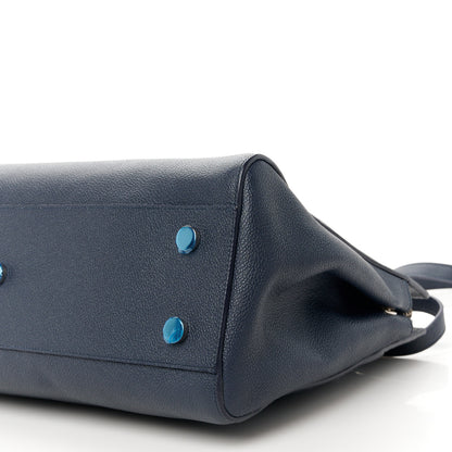 Saint Laurent Calfskin Medium Rive Gauche Cabas Navy Blue 10 of 10