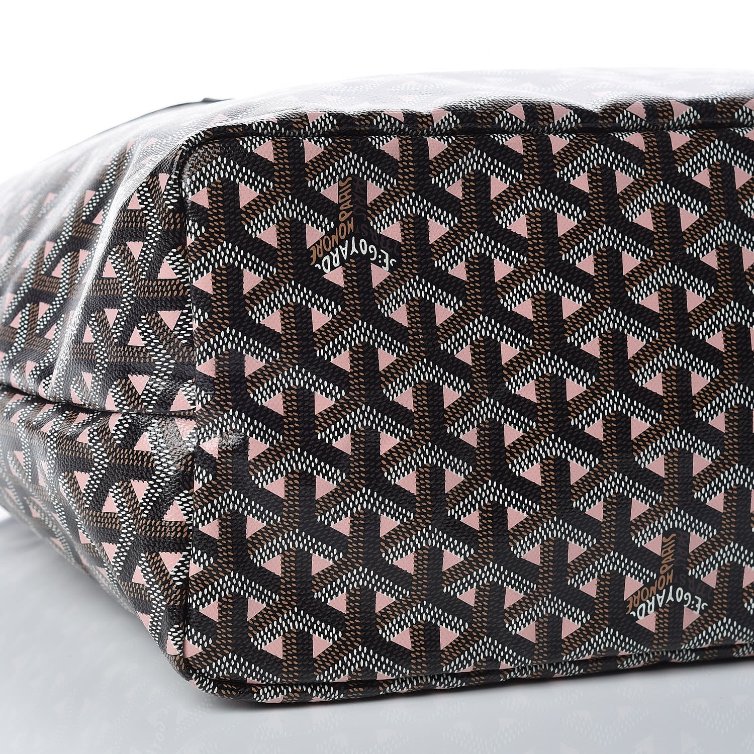 Goyard Goyardine Saint Louis Claire Voie PM Black Pink 9 of 10