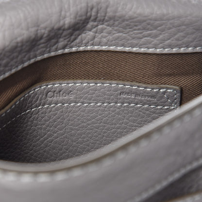 Chloe Calfskin Mini Marcie Round Crossbody Bag Cashmere Grey 6 of 7