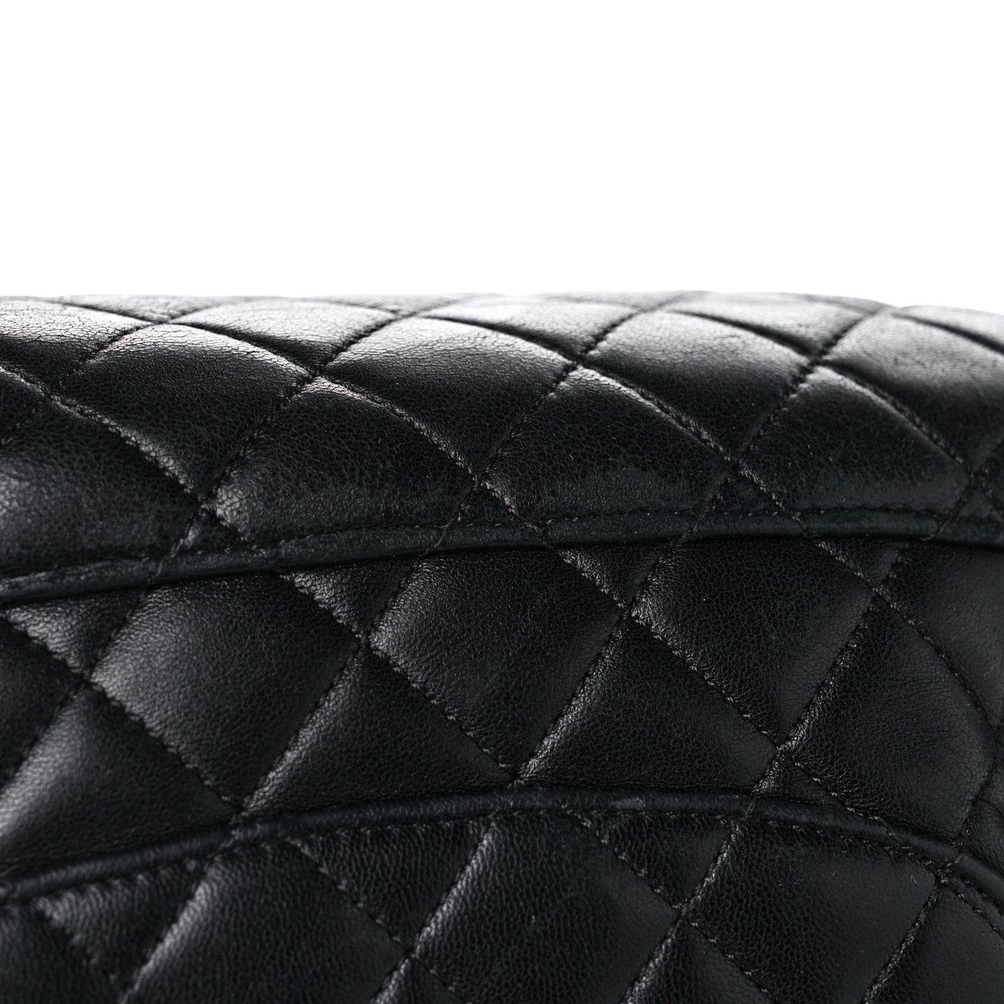 Lambskin Quilted Large Urban Spirit Backpack Black