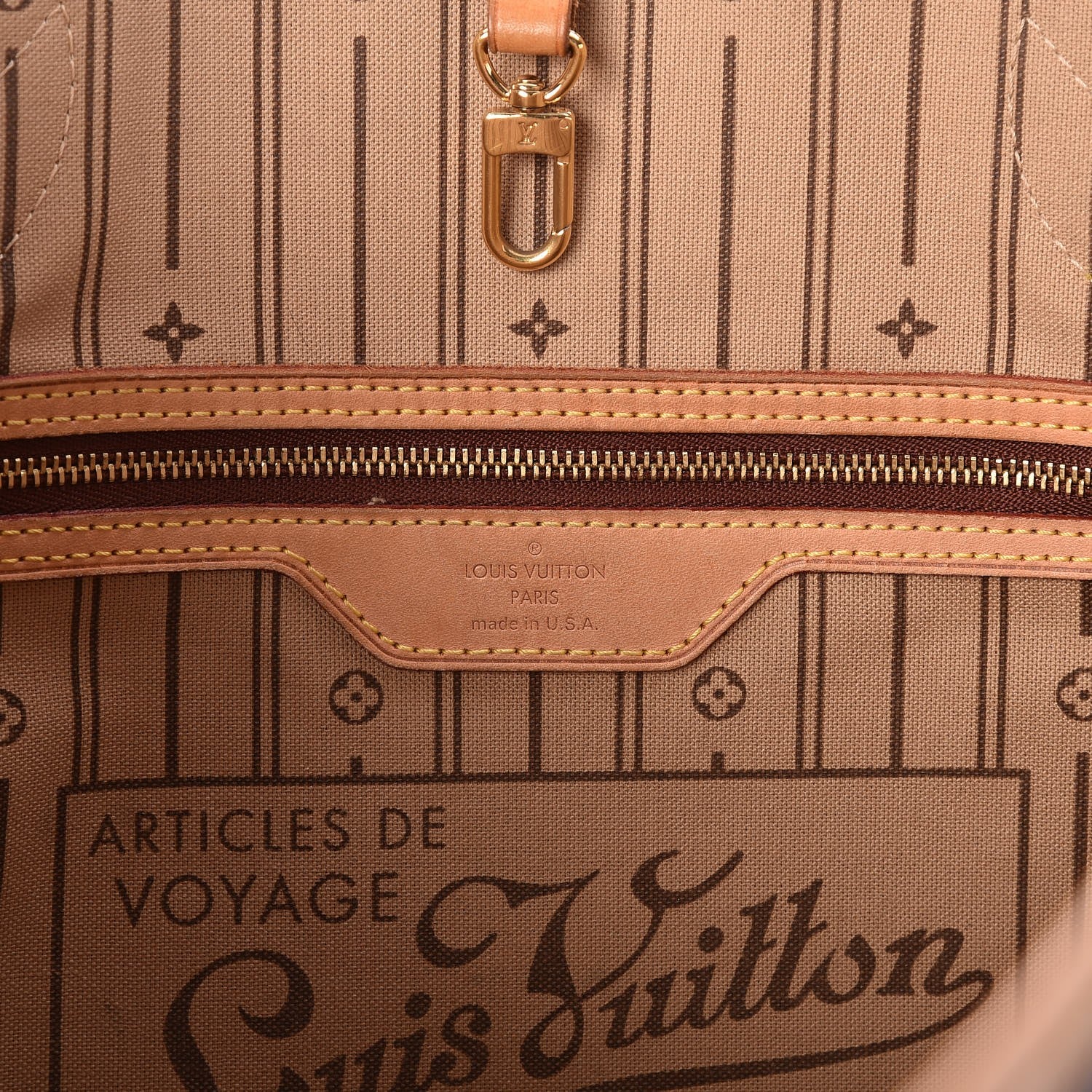 Louis Vuitton Monogram Neverfull MM 7 of 8