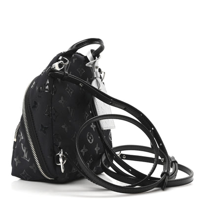 Louis Vuitton Nylon Monogram Palm Springs Mini Polar Night 3 of 9