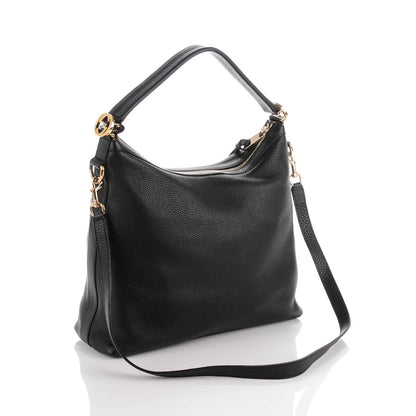 Gucci Pebbled Calfskin Small Miss GG Hobo Black 3 of 7