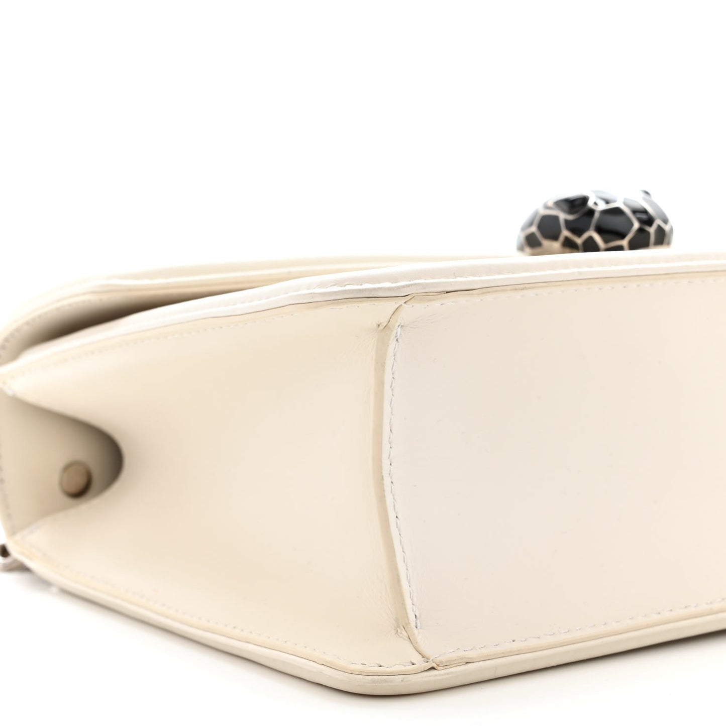 Quilted Nappa Smooth Calfskin Serpenti Forever Diamond Blast Shoulder Bag Ivory
