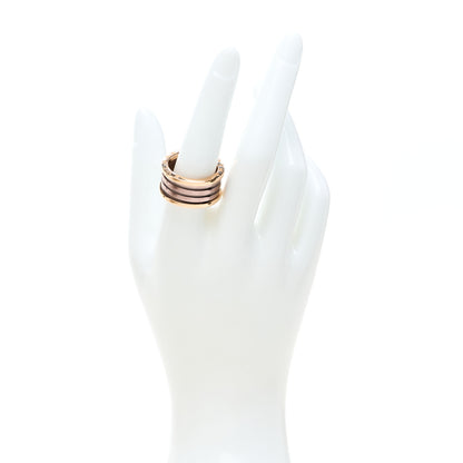 Bulgari 18K Rose Gold Bronze Cermet B.Zero1 Roma Four-Band Ring 59 8.75 2 of 6