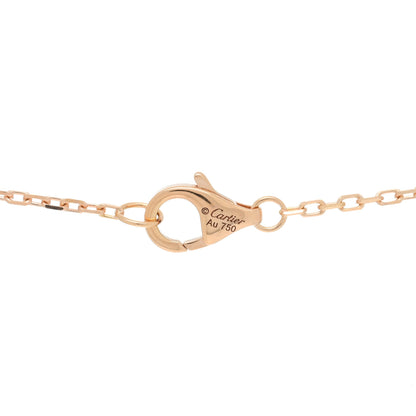 Cartier 18K Pink White Yellow Gold Diamond Trinity Pendant Necklace 4 of 5