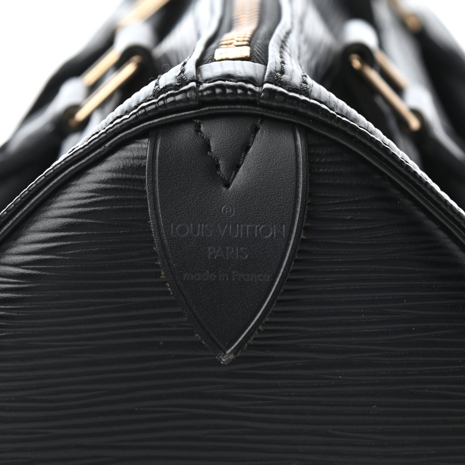 Louis Vuitton Epi Speedy 25 Black 6 of 12