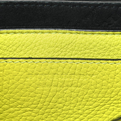 Burberry Signature Grain Small Burleigh Crossbody Bag Neon Yellow 6 of 8