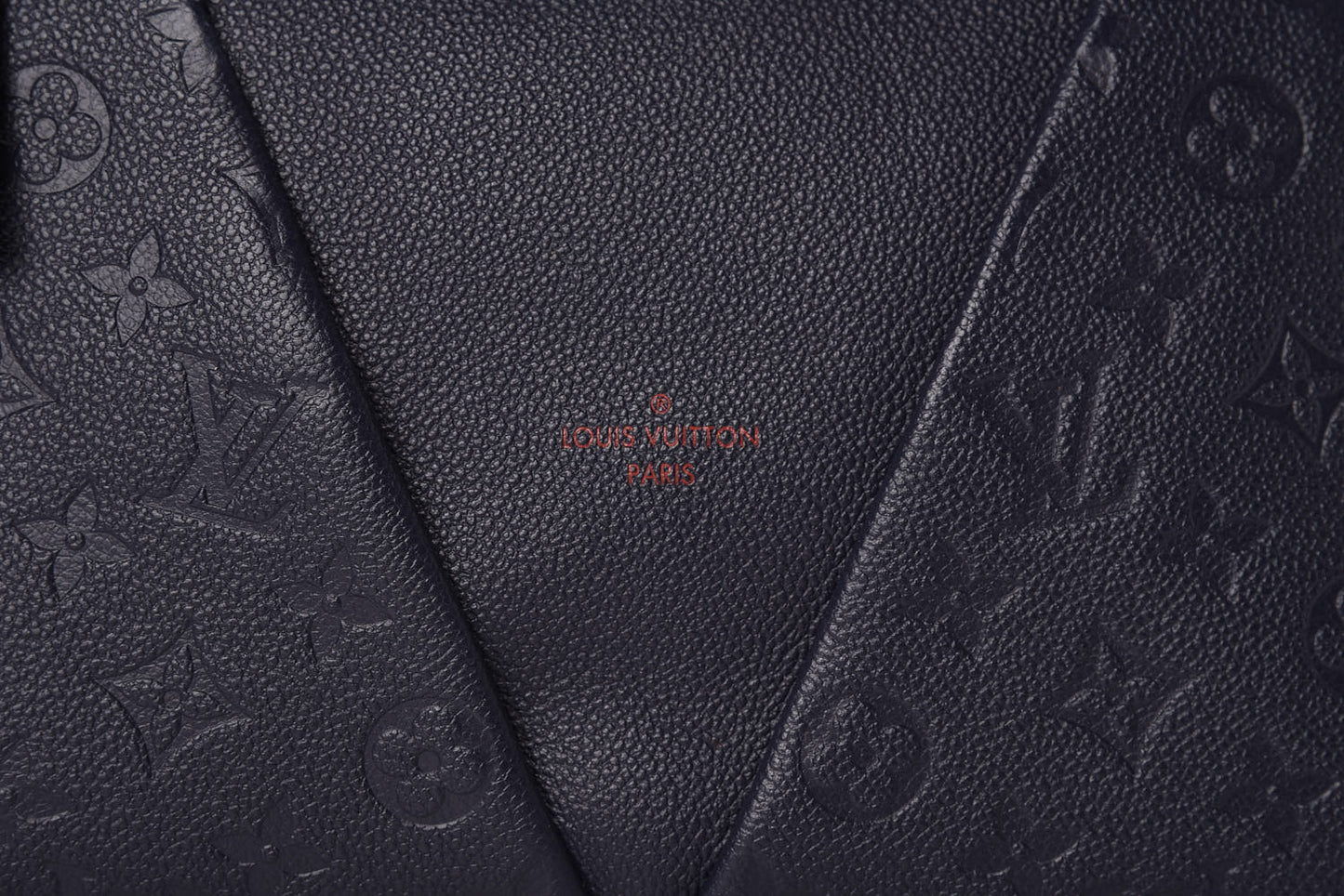 Empreinte V Tote MM Marine Rouge