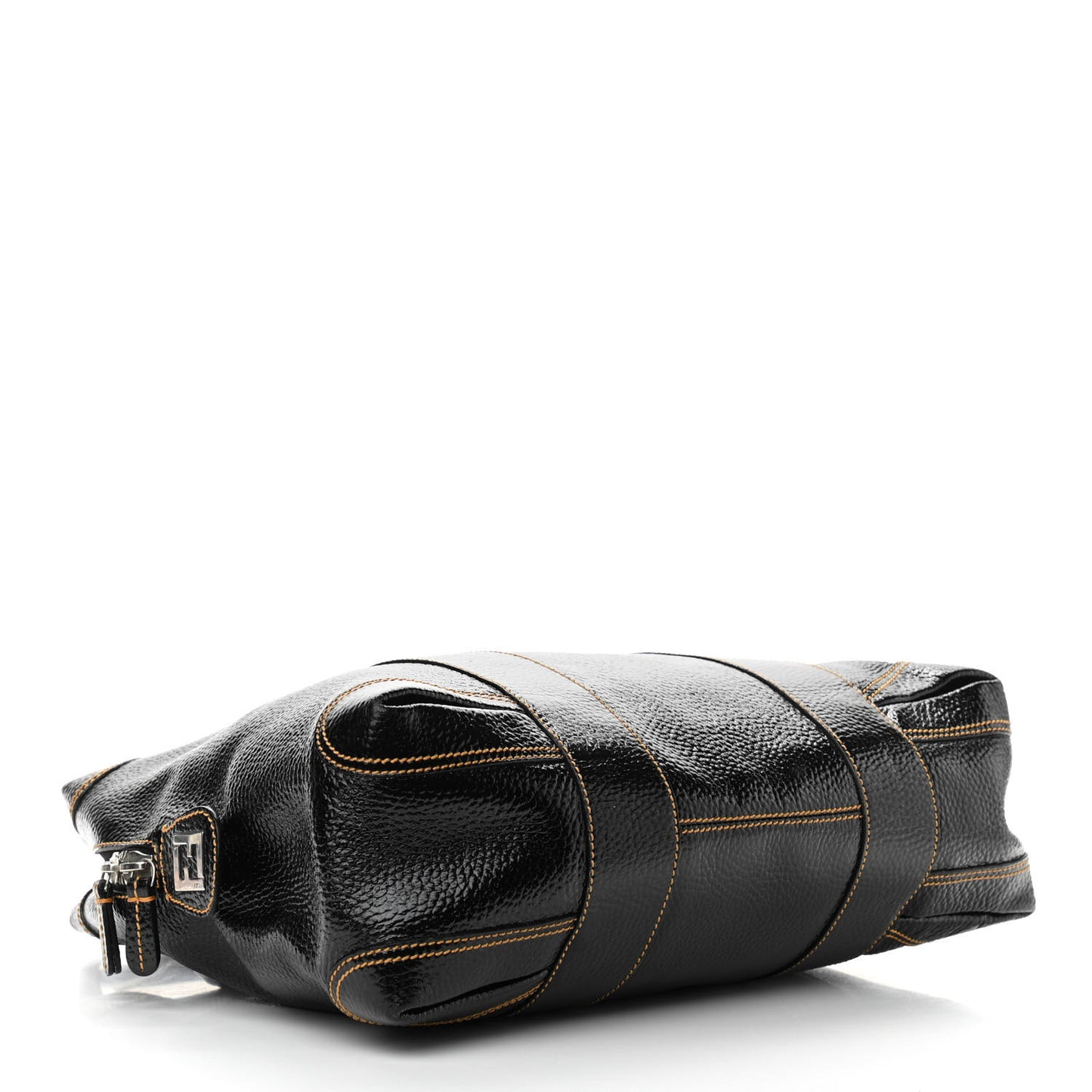 Grained Calfskin Large B Mix Tote Black