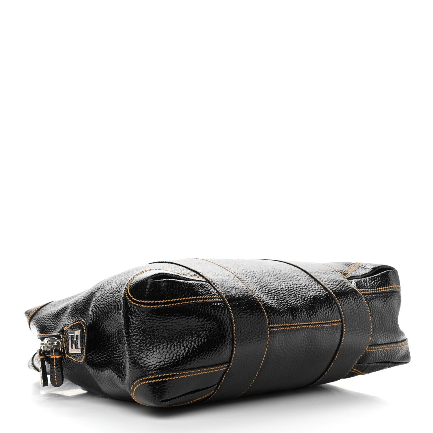 Fendi Grained Calfskin Large B Mix Tote Black 4 of 10