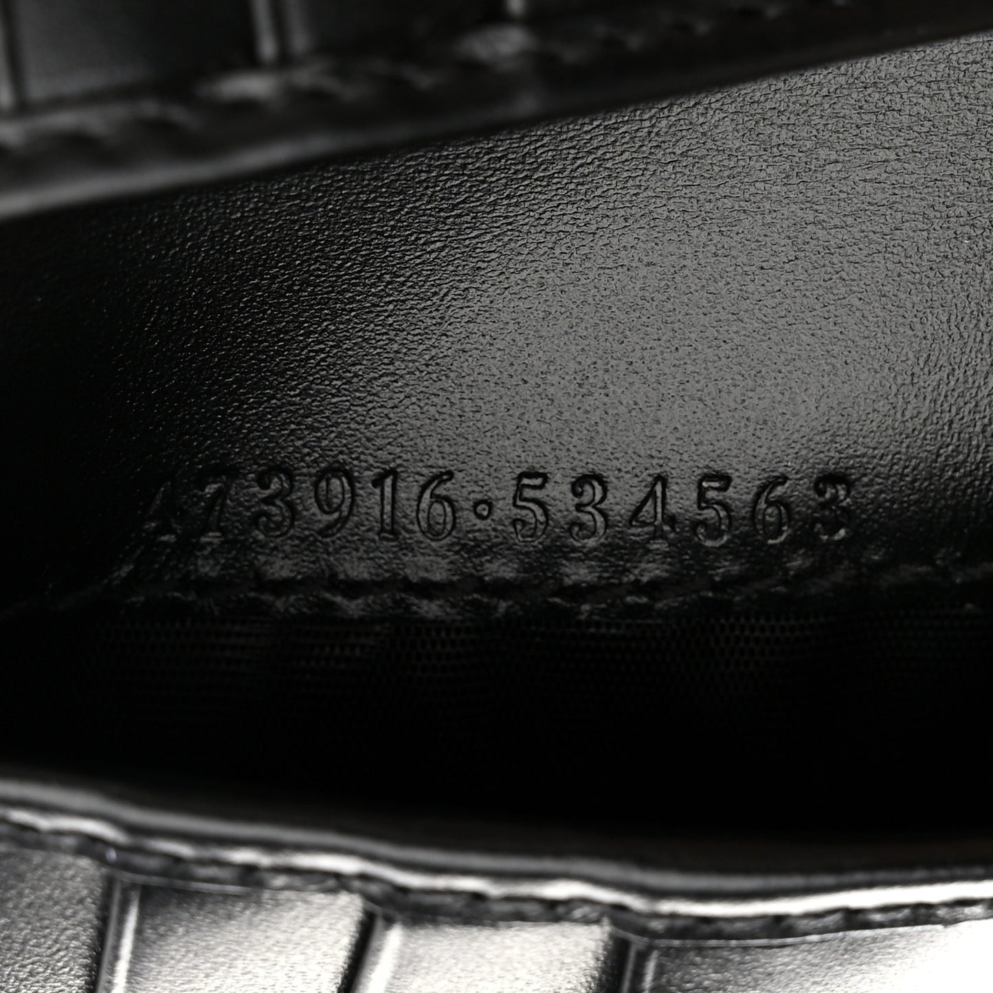 Guccissima Signature Dorian Bi-Fold Wallet Black