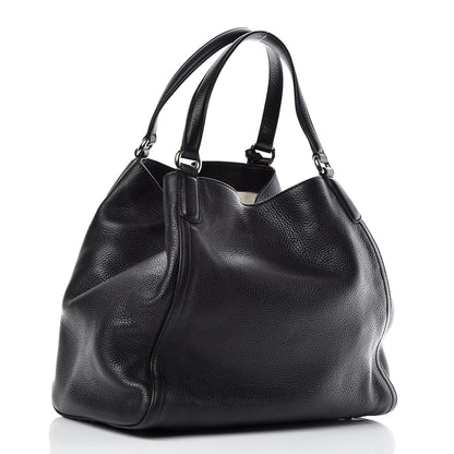Gucci Pebbled Calfskin Medium Soho Shoulder Bag Black 3 of 9