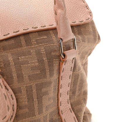 Fendi Zucca Cuoio Shoulder Bag Cipria 14 of 15