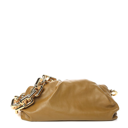 Bottega Veneta Calfskin The Pouch Chain Moutarde 1 of 14