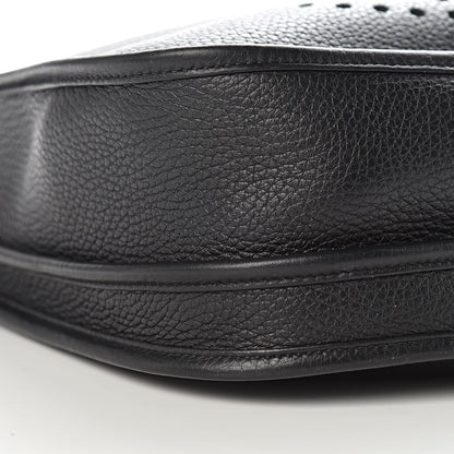 Hermes Taurillon Clemence Evelyne III PM Black 9 of 11