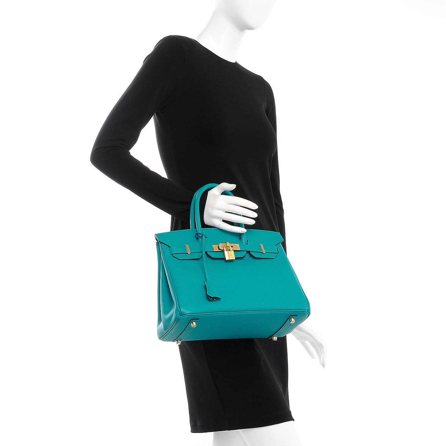 Hermes Epsom Birkin 30 Bleu Paon 2 of 32