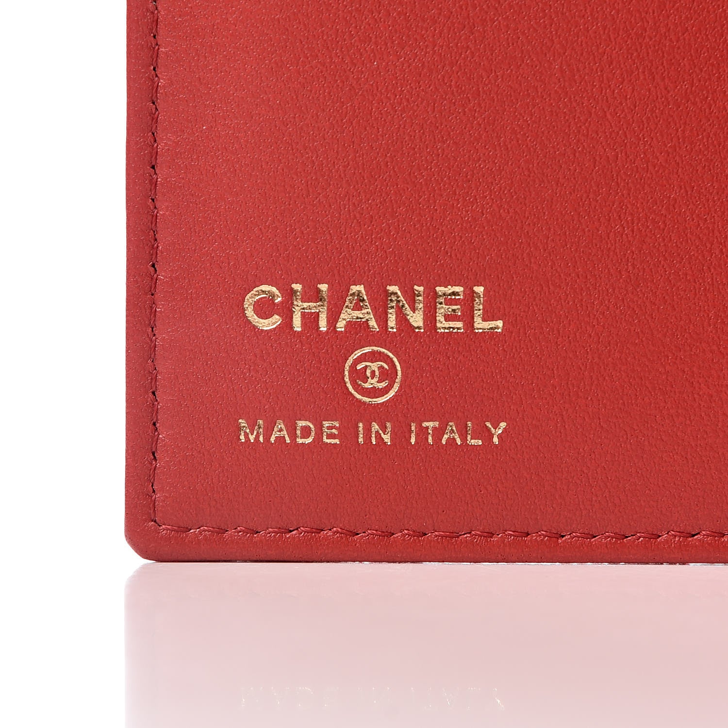 Chanel Caviar Quilted Passport Holder Red 6 of 8