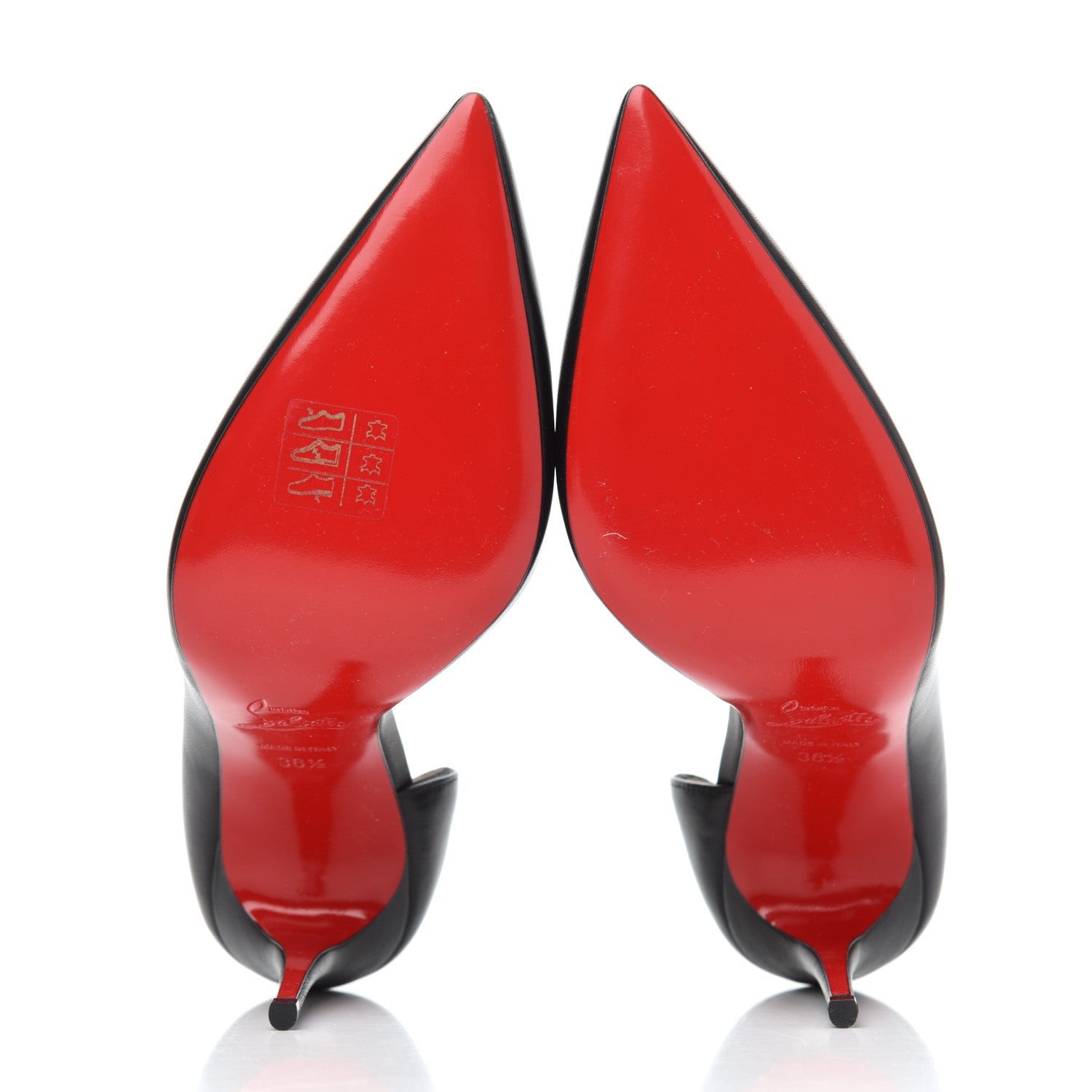 Christian Louboutin Shiny Nappa Iriza 100 Pumps 36.5 Black 5 of 8