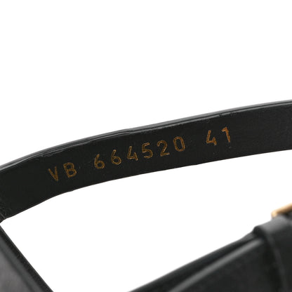 Saint Laurent Calfskin Cassandra Monogram Sandals 41 Black 8 of 9