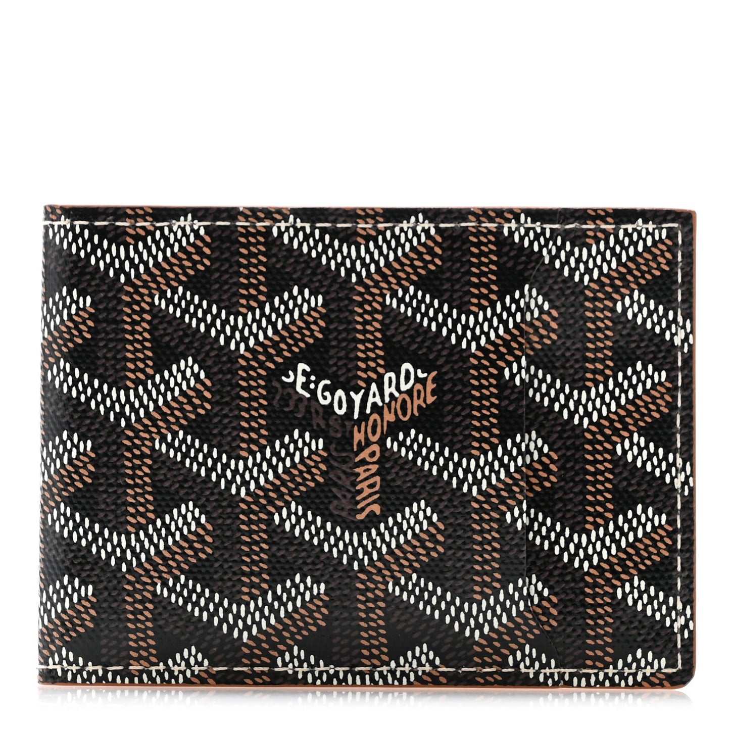 Goyardine Bi-Fold Victoire PM Wallet Black