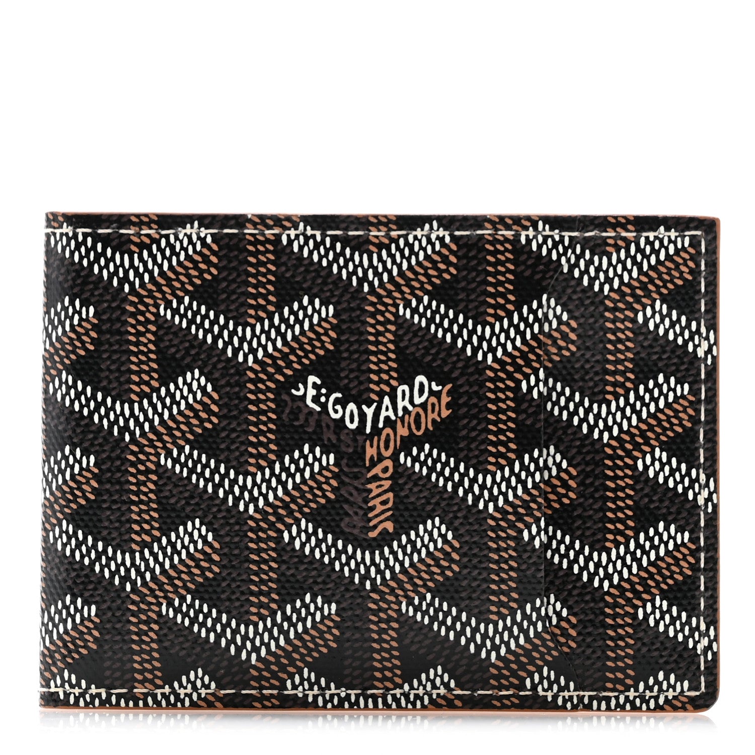 Goyard Goyardine Bi-Fold Victoire PM Wallet Black 1 of 8