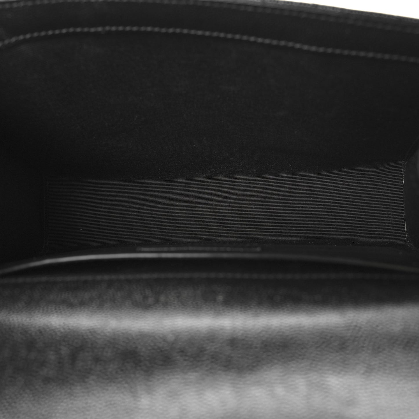 Grain De Poudre Textured Mixed Matelasse Triquilt Medium Monogram Monochrome Satchel Black